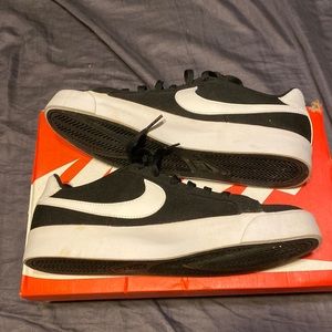 Nike court royales. Black/white. Size 9 womens.